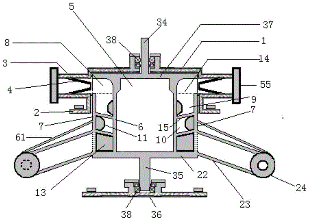 一种全流态多形转换双向复能水轮机的制作方法