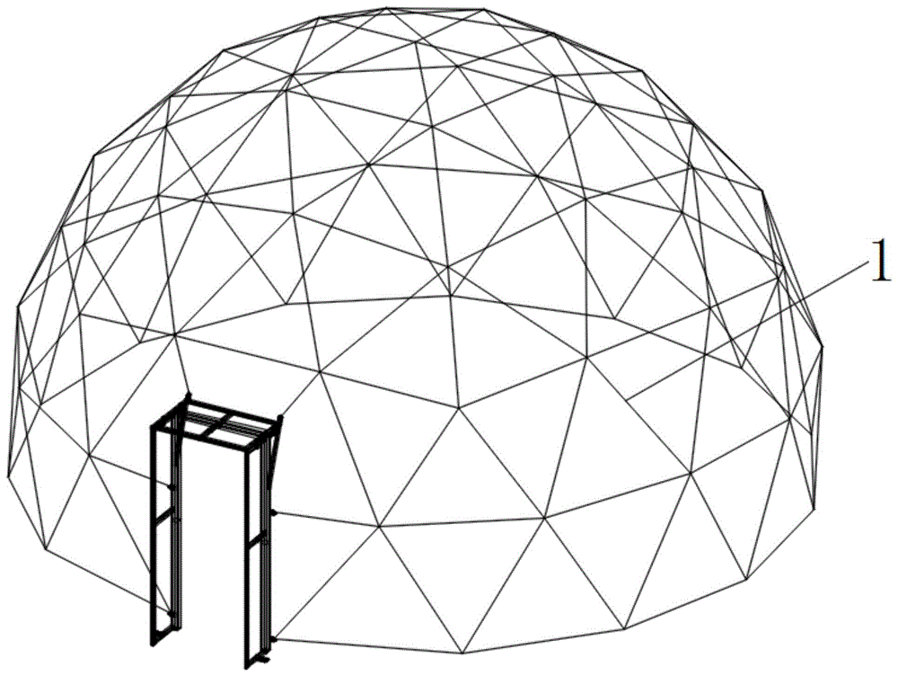 一种球形篷房用框架连接关节的制作方法