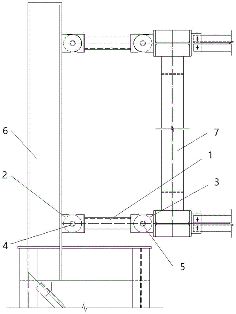 一种新型的山墙柱与屋架的连接结构及连接方法与流程