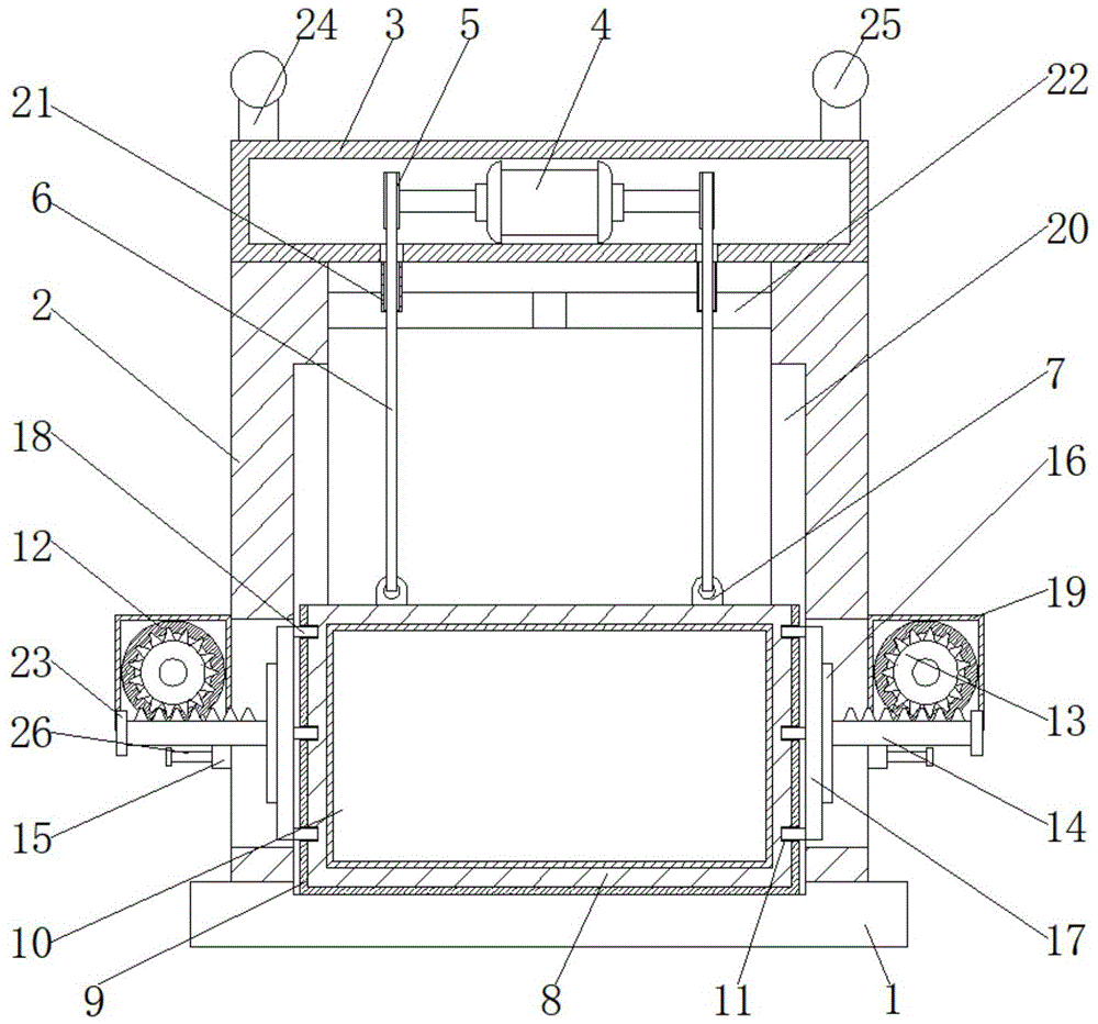 一种水利闸门启闭机可视式罩板的制作方法