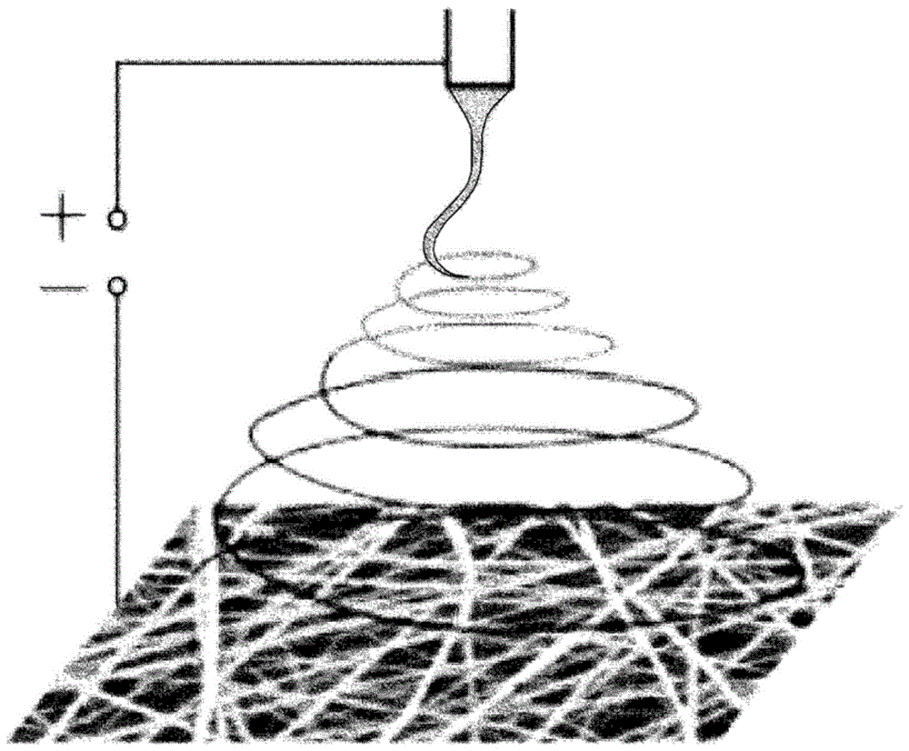 使用通过静电纺丝形成的纳米结构材料的传输线和制造该传输线的方法与流程