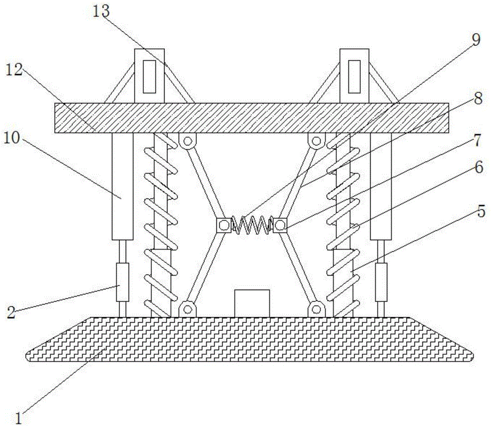 一种建筑土建用施工固定支架的制作方法