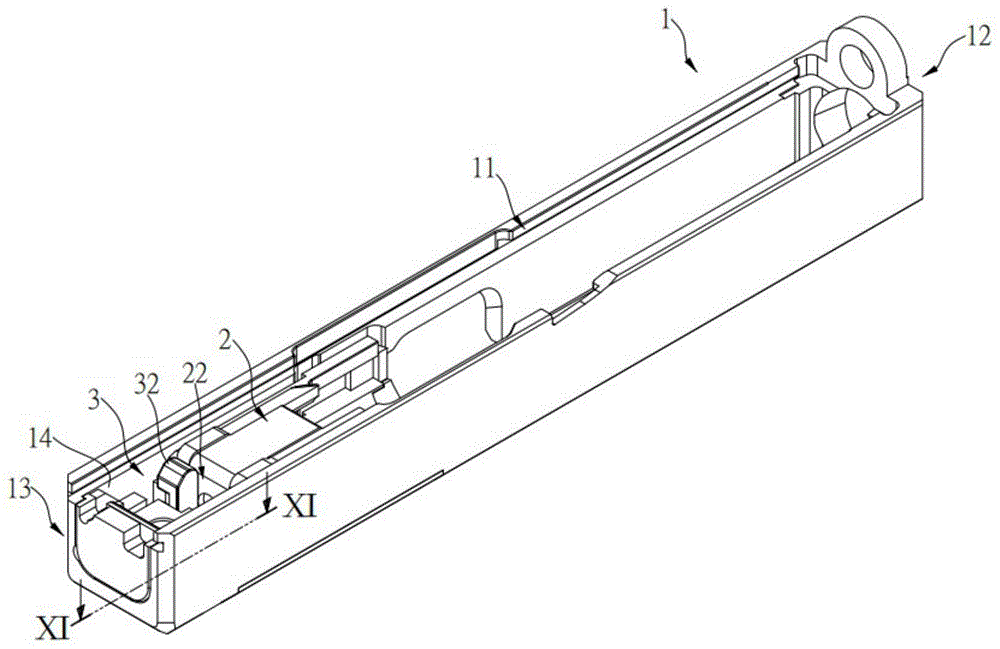 枪体滑套的隐藏式单连发切换结构的制作方法