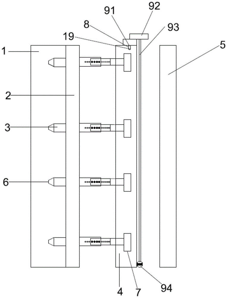 一种预制墙板调平设计结构及调平方法与流程