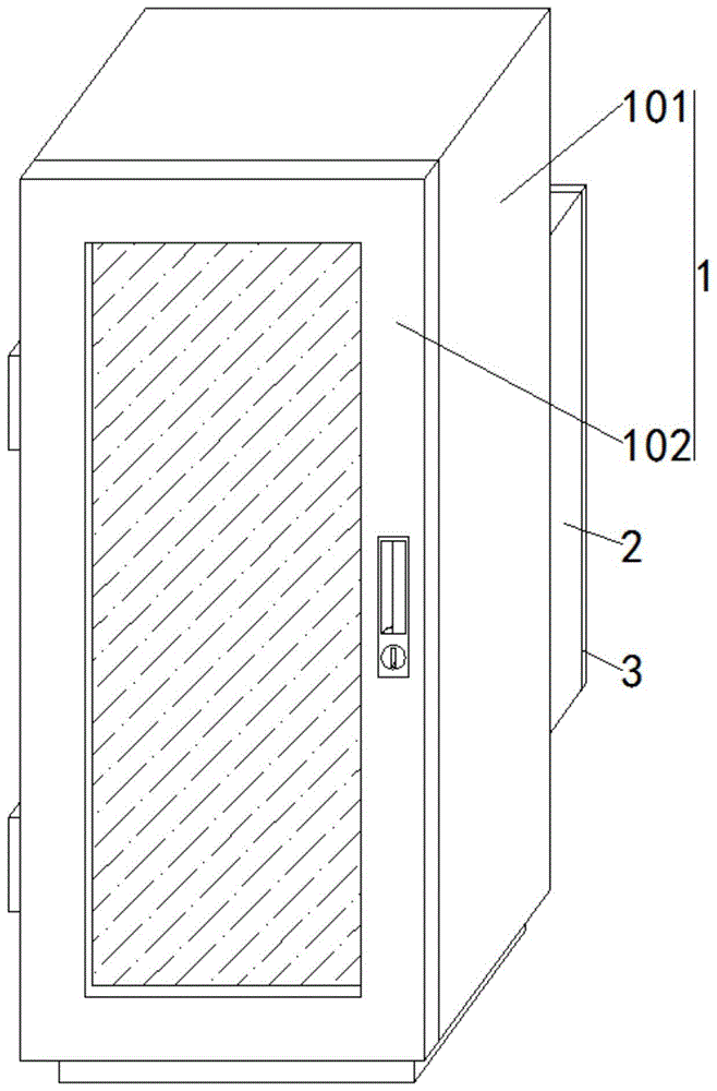 计算机机房管理用主机降温装置的制作方法