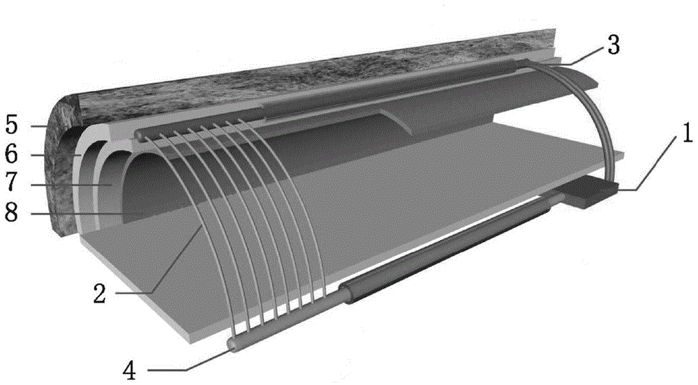 高寒地区隧道大型重力辅助环路热管防冻系统及其方法