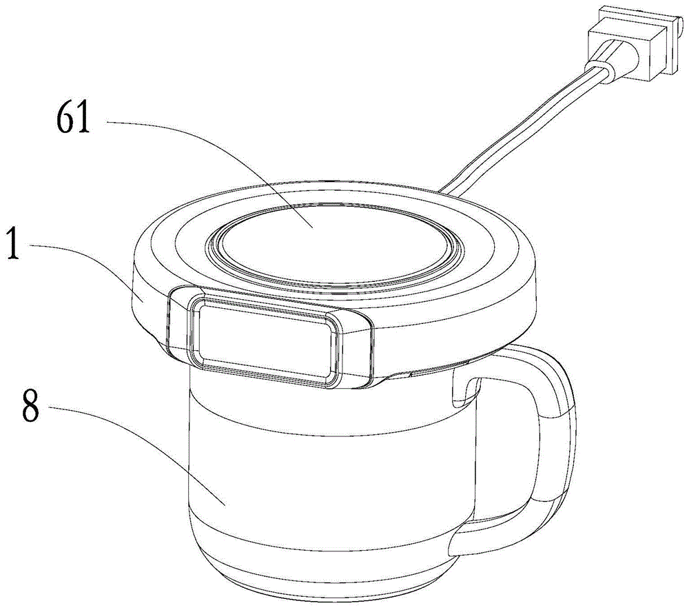 一种具有安全开关结构的电热杯垫的制作方法