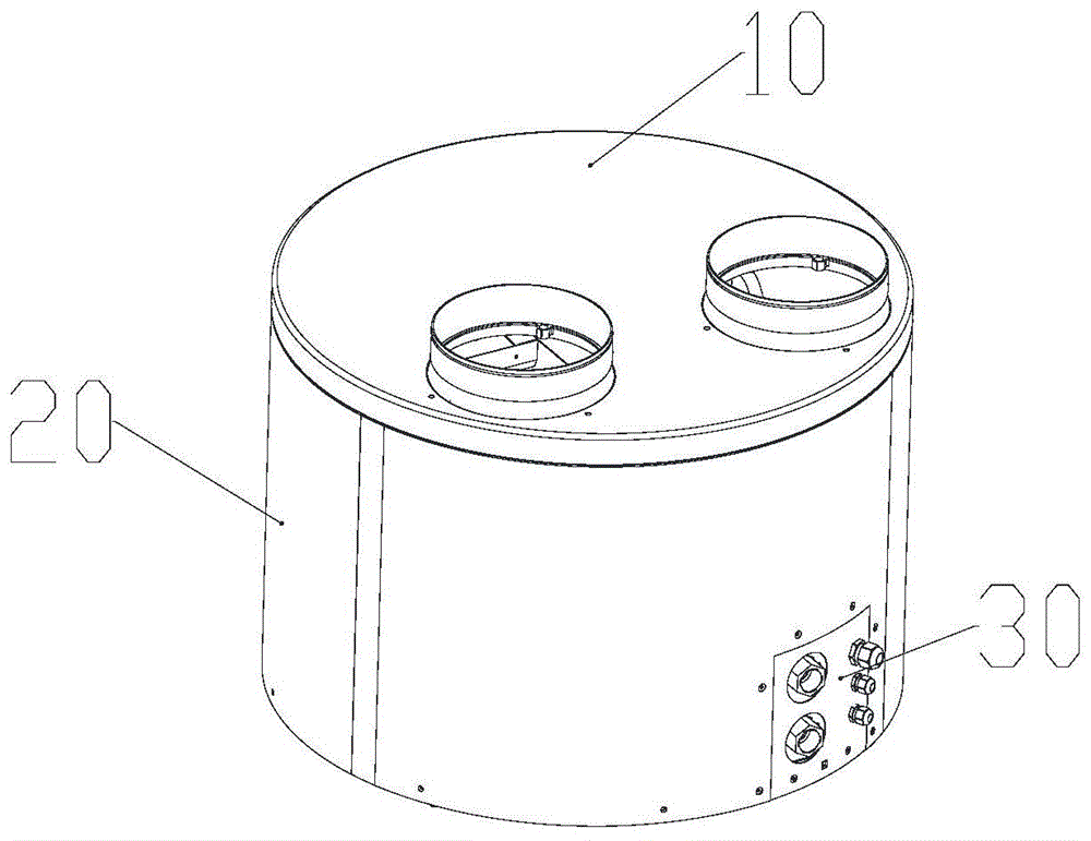 一种空气能热水器机头的制作方法