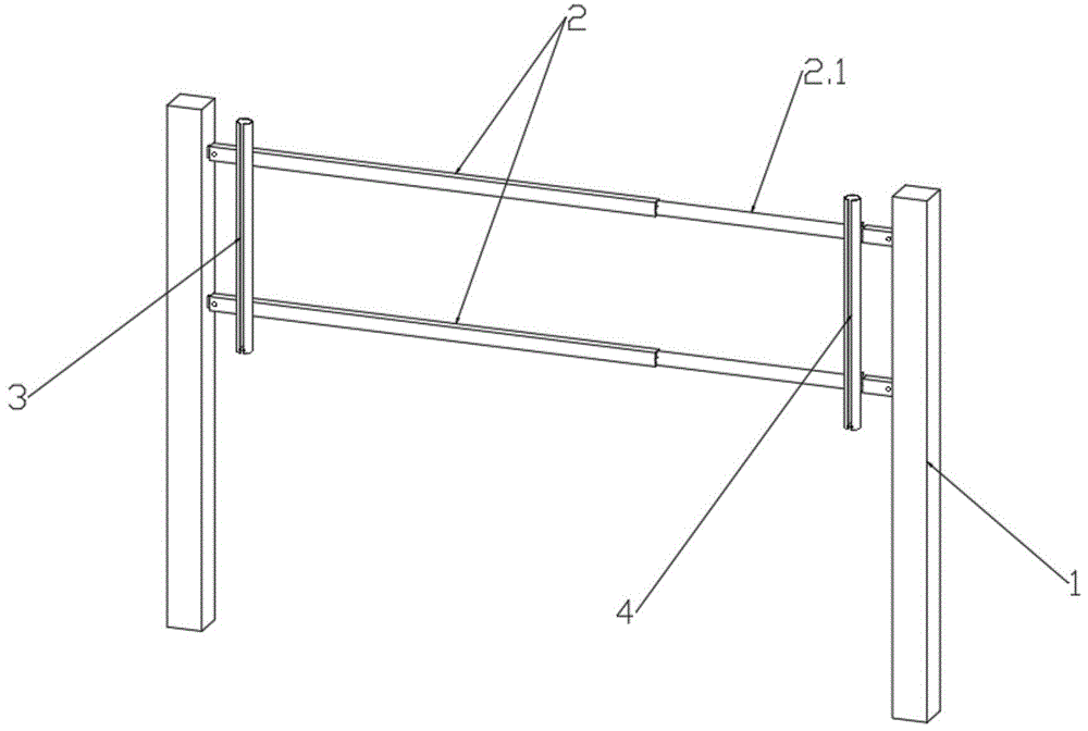 一种横幅悬挂支架的制作方法