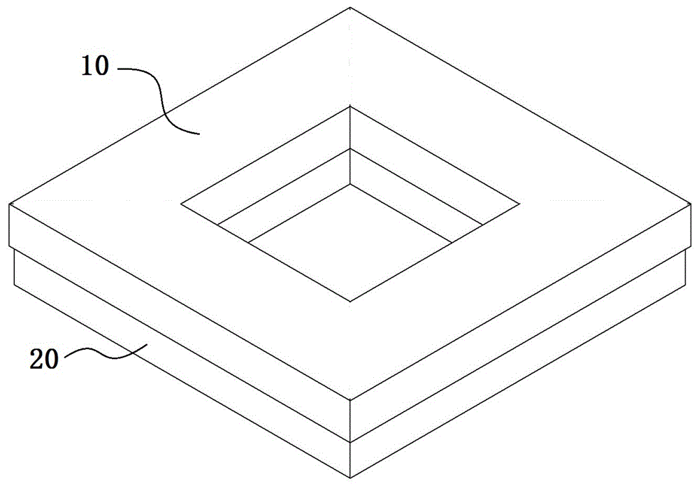 一种用于电梯机房钢丝绳孔的防水圈框的制作方法