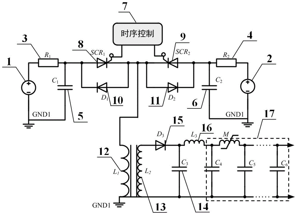 一种双脉冲电源及其工作方法与流程