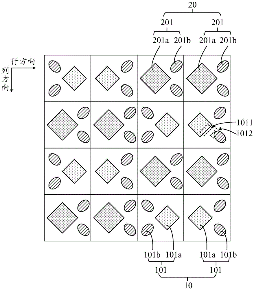 像素排列结构的制作方法