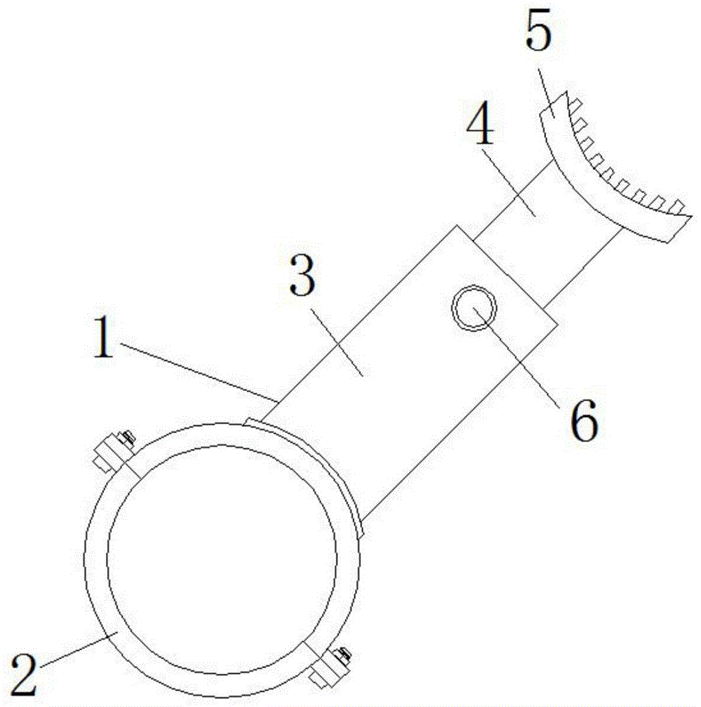 一种四柱液压机用的锁紧构件的制作方法