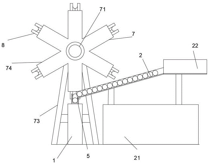 一种带有稳定送料结构的螺栓加工设备的制作方法