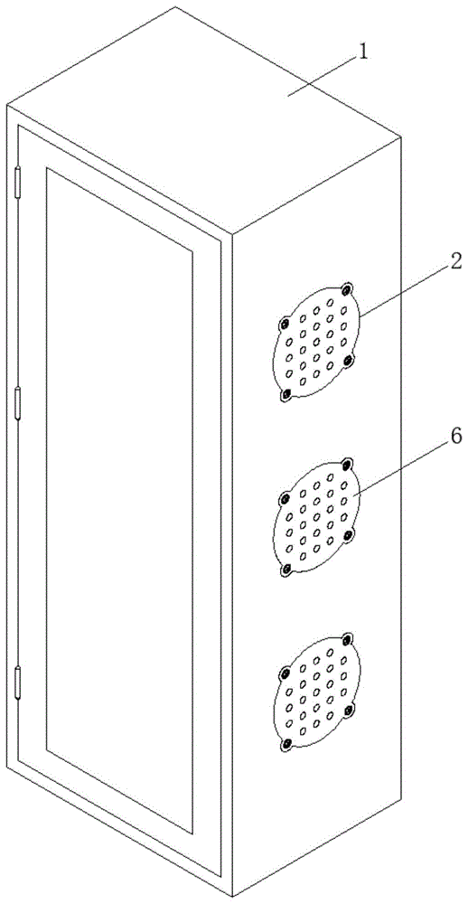 一种调速器电气柜用散热通风系统的制作方法