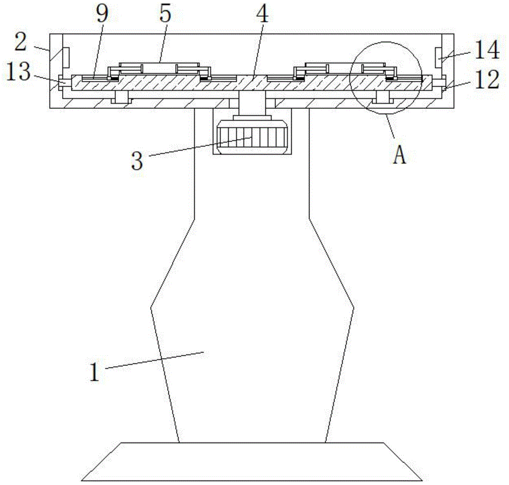 一种仪器仪表展示架的制作方法