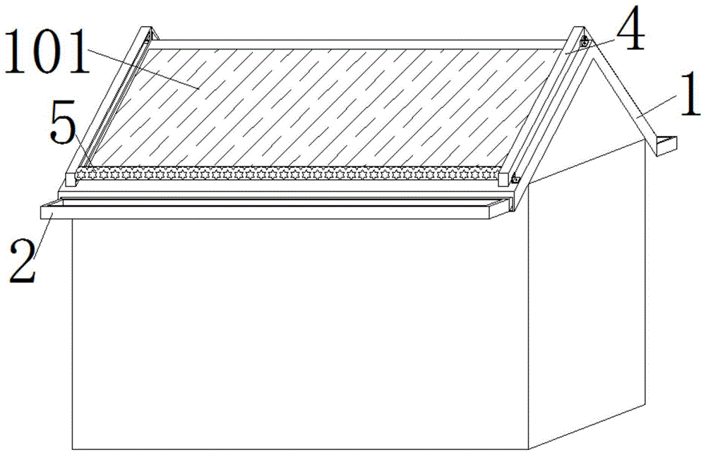 一种节能建筑屋顶结构的制作方法