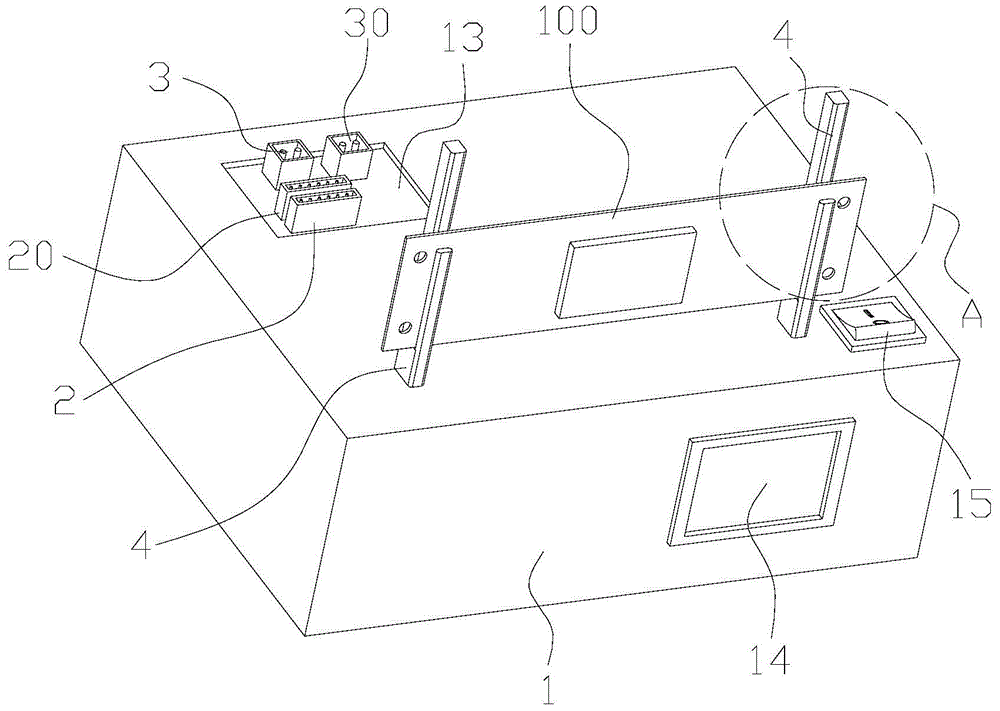 一种显示板网络功能测试台的制作方法