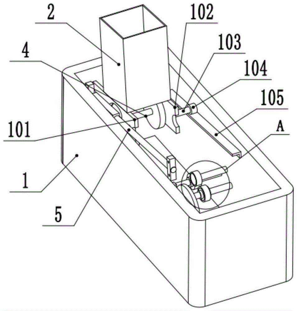 一种卷烟包装机条盒纸输送装置的制作方法
