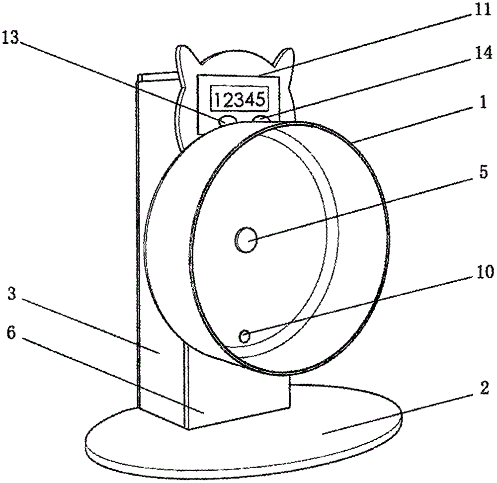 一种动物跑步计数装置的制作方法