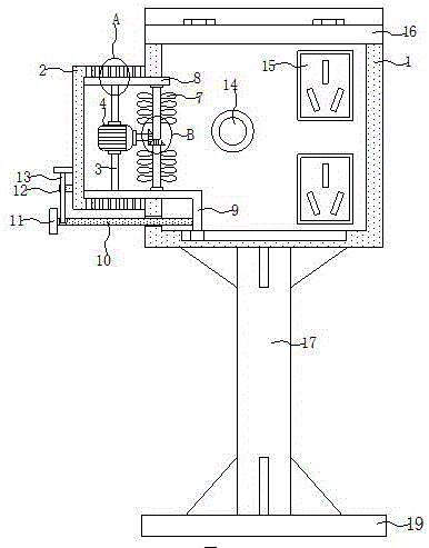 一种翻盖式充电桩箱体结构的制作方法