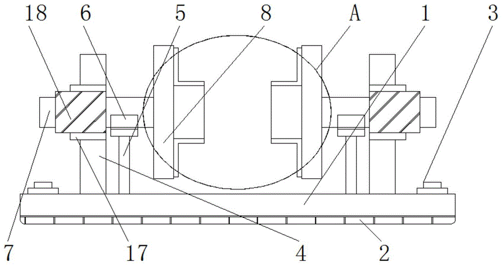 一种机床用具有定位结构的拉式内撑夹具的制作方法