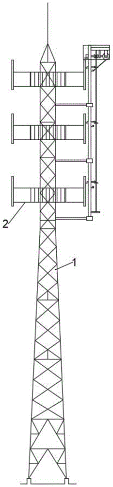 通讯三管塔的制作方法