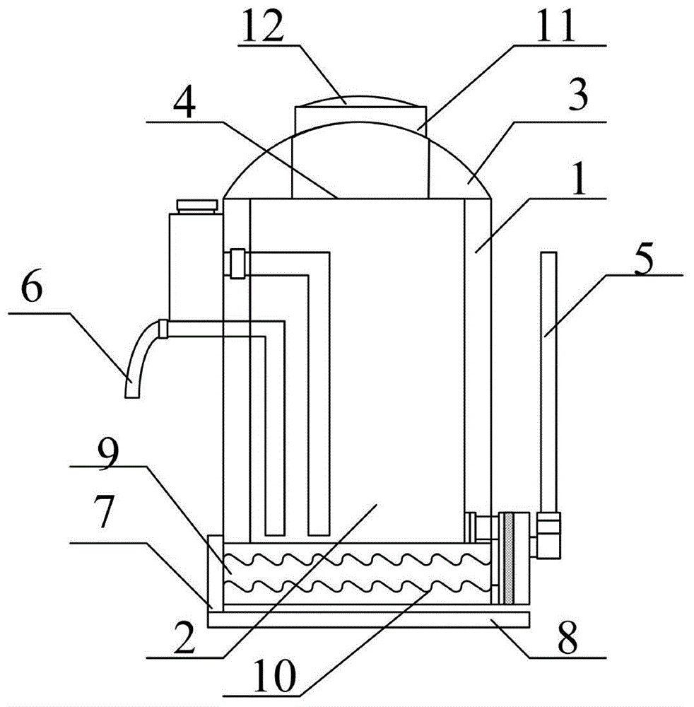 一种节能型的硫酸氢钾转化槽结构的制作方法