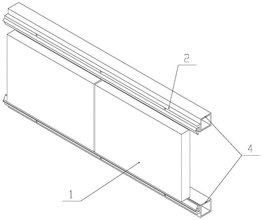 一种单铝板安装结构的制作方法
