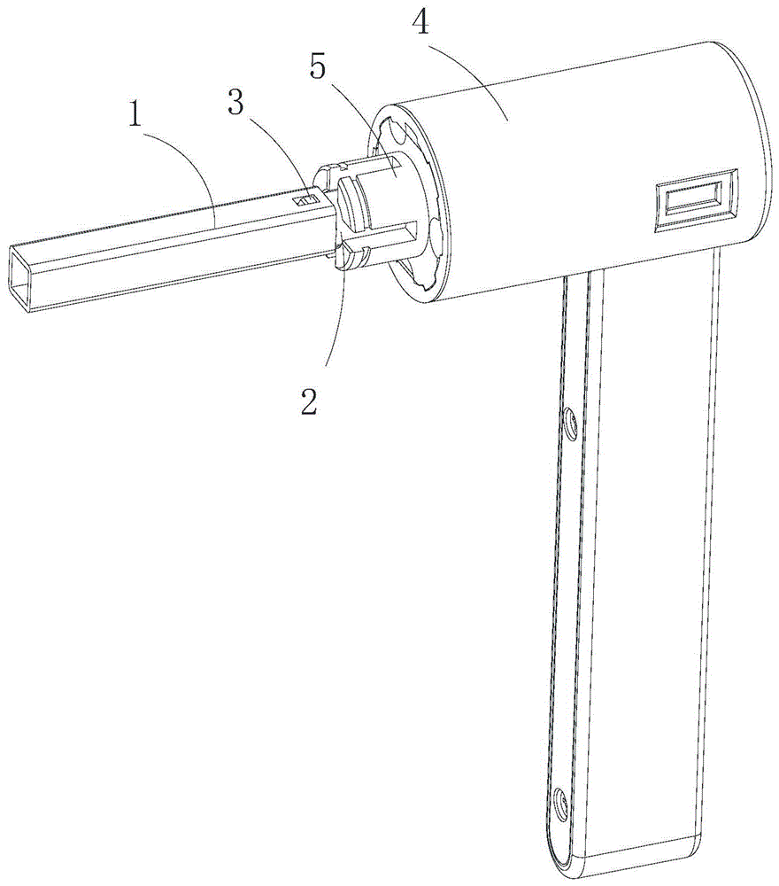 方管连接结构和锁具的制作方法