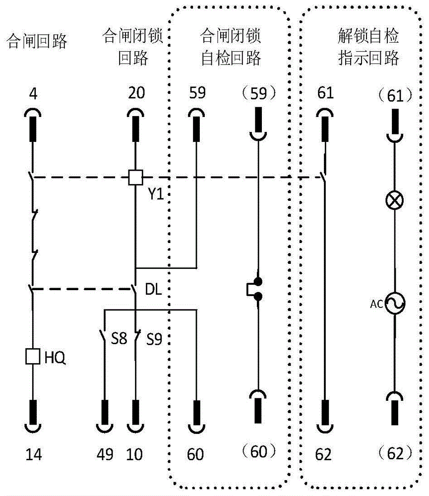 一种合闸闭锁自检状态指示装置的制作方法