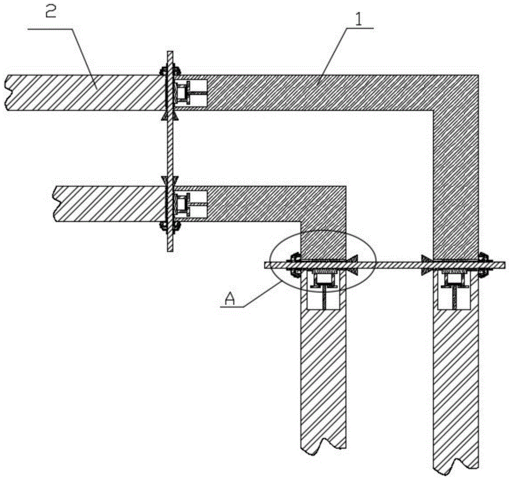 一种剪力墙施工拼缝模板连接结构及支设方法与流程