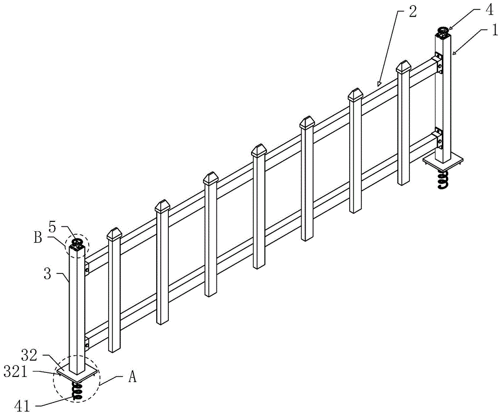 一种园林围栏的制作方法