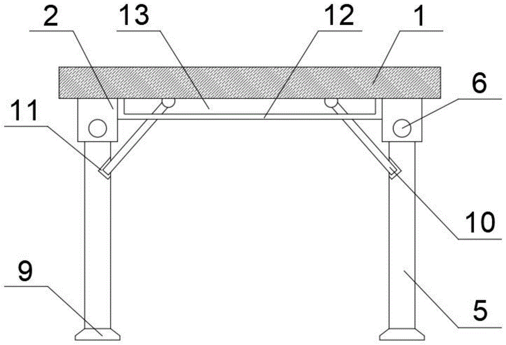 一种折叠桌板的制作方法
