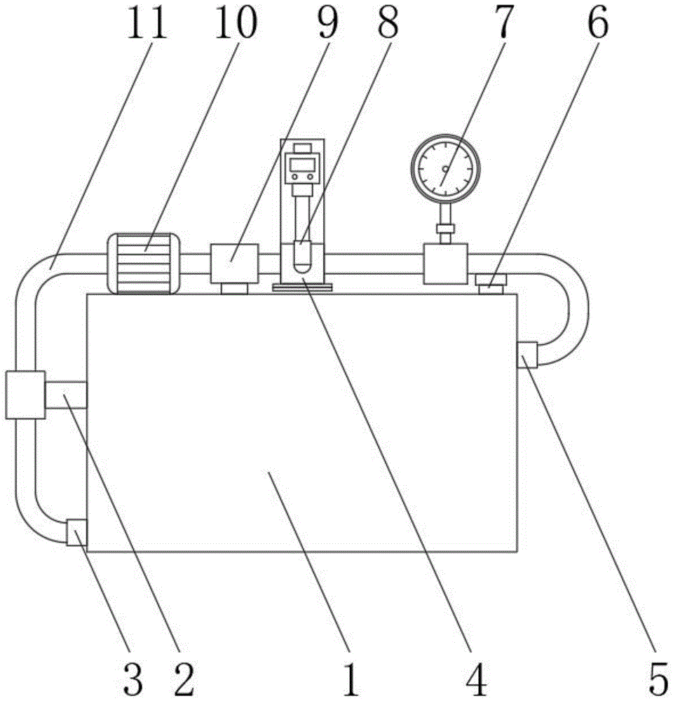 液压式压力变送器检测装置的制作方法