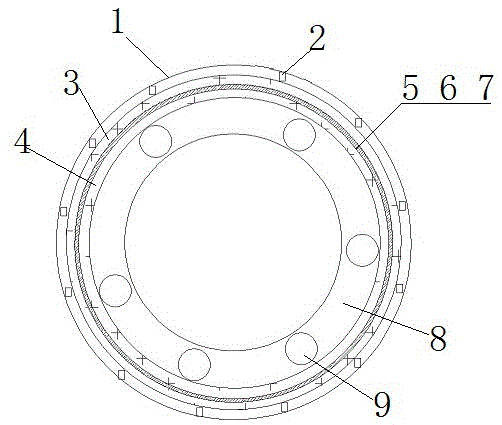 一种抗拉硅树脂玻璃纤维套管的制作方法