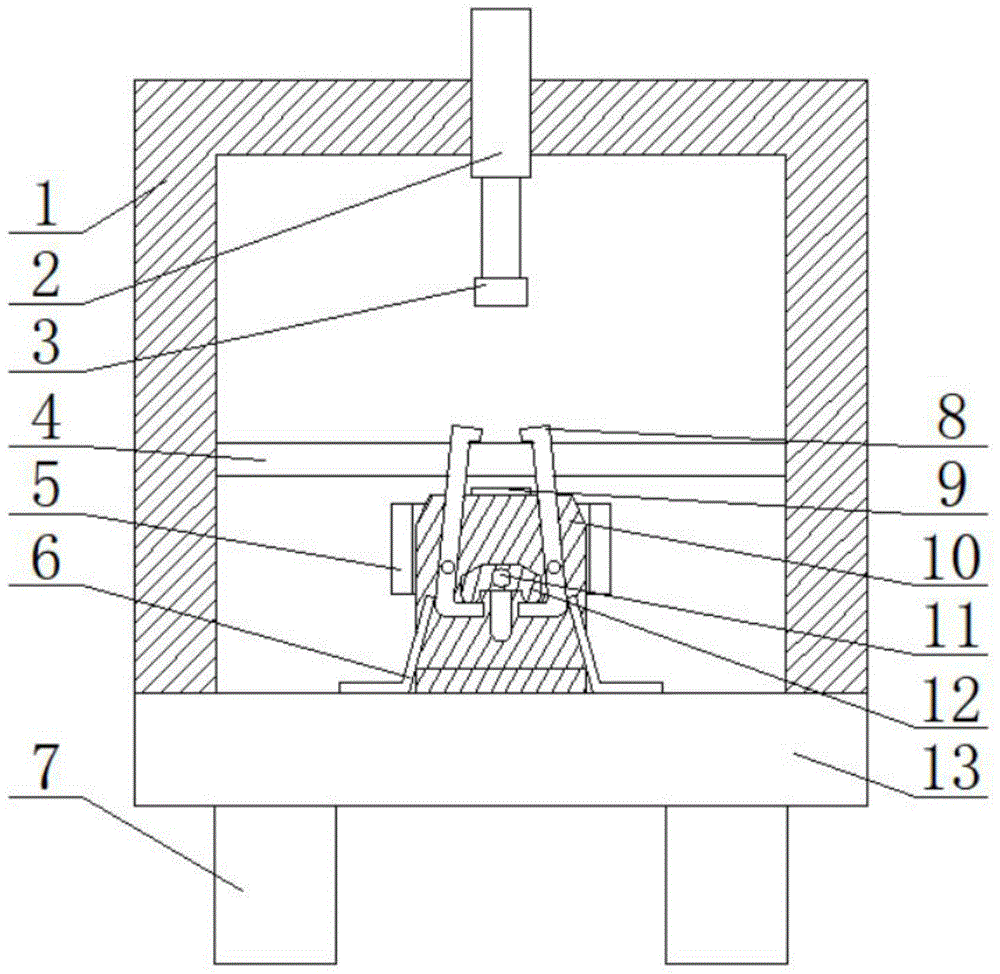 一种安全性高的电子元件折弯机构的制作方法