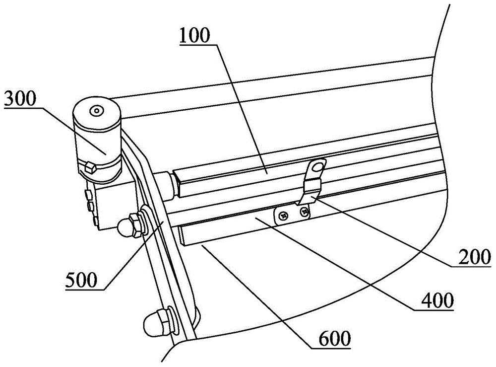 一种铺布机切刀压条的安装压片的制作方法