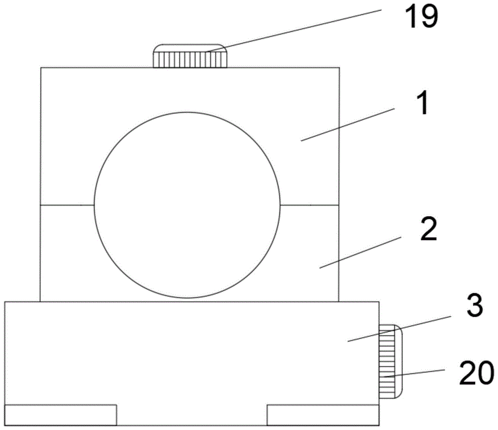 一种激光管安装固定基座的制作方法