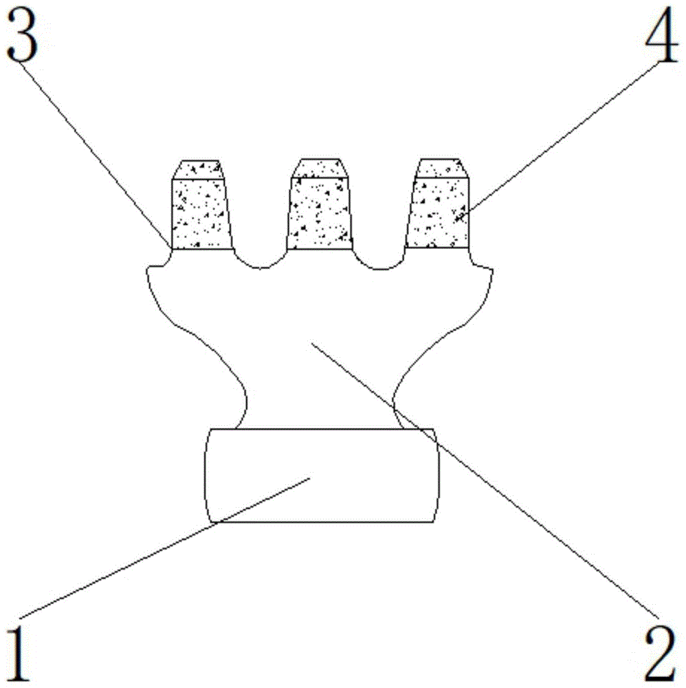 一种新型钨钢粉锤爪的制作方法