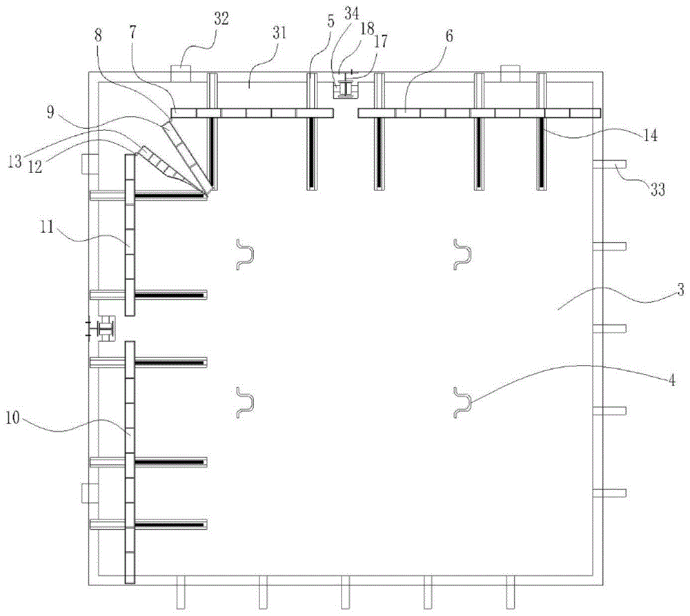 一种可移动支撑的电梯井施工操作平台的制作方法