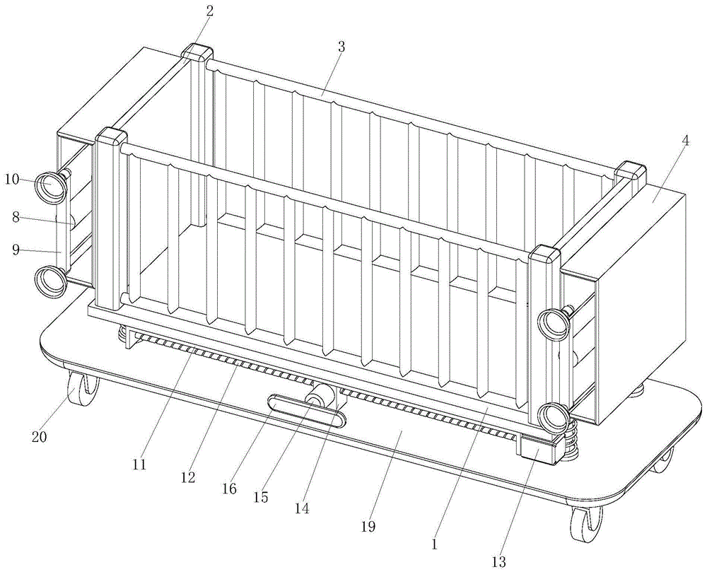 一种防止晃动的建筑工程用吊篮的制作方法