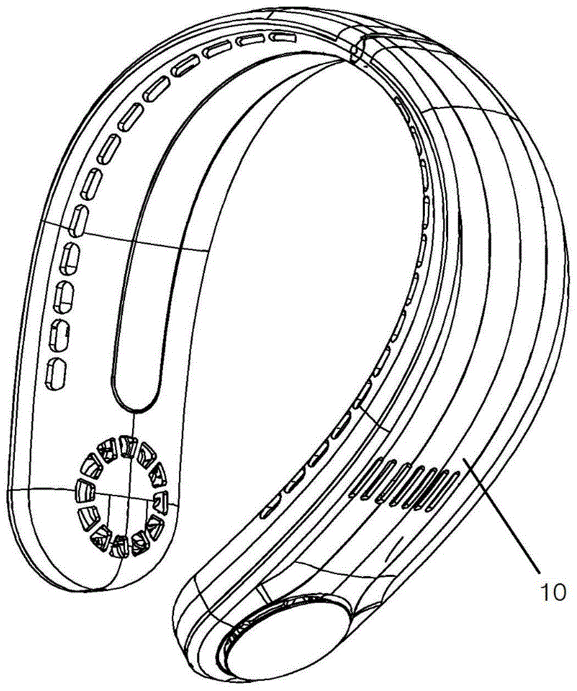 冷热双温智能挂脖风扇及可穿戴设备的制作方法