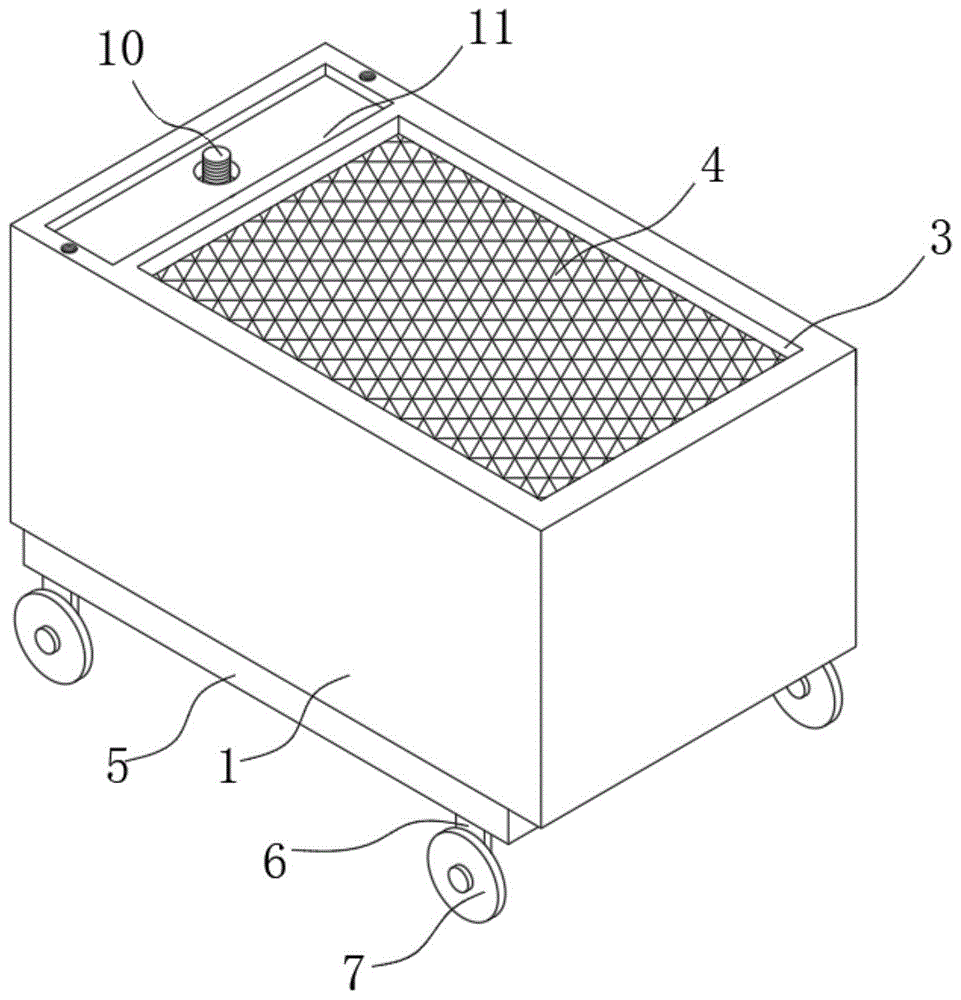 一种园林绿化现场安全管理用除尘机的制作方法