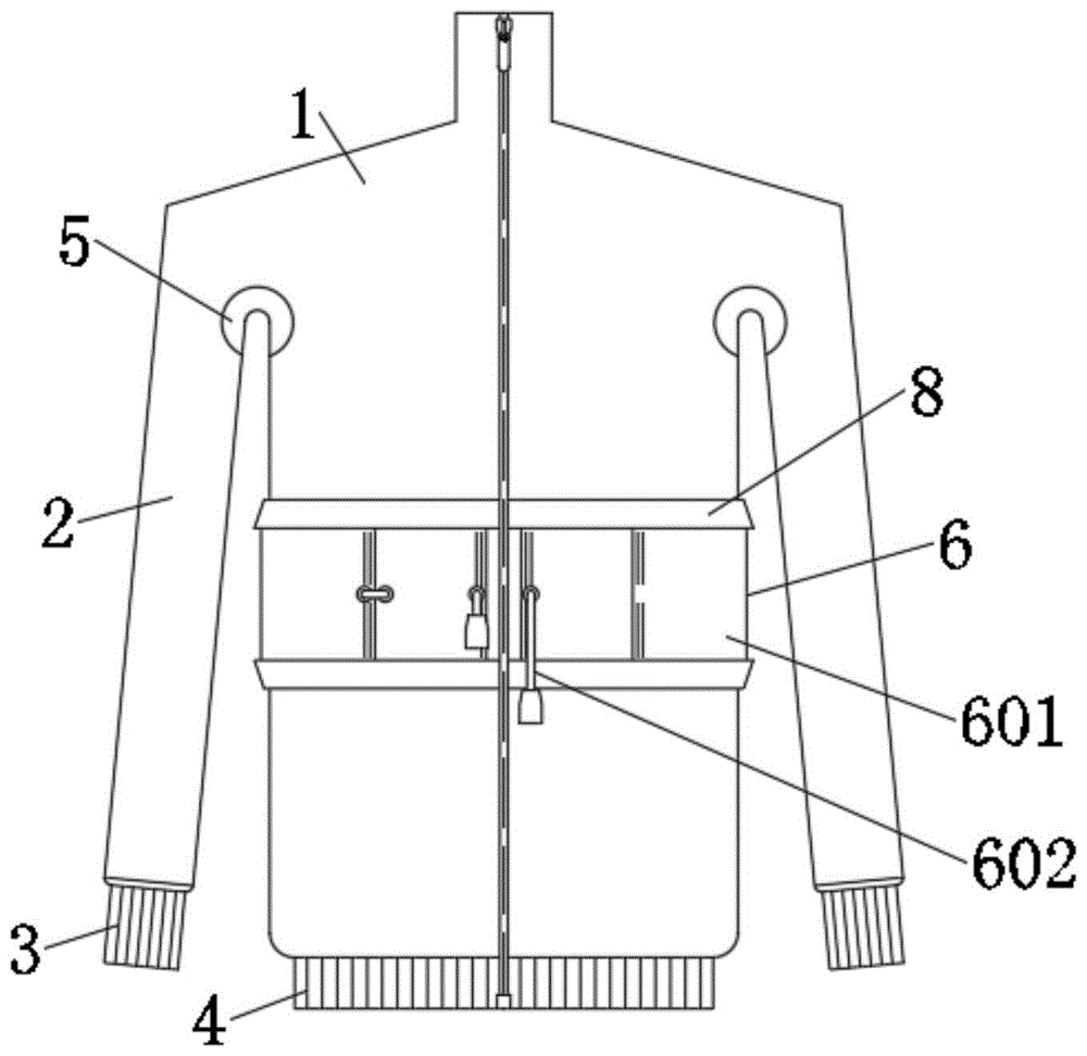 一种具有撕扯防裂开机构的学生服的制作方法