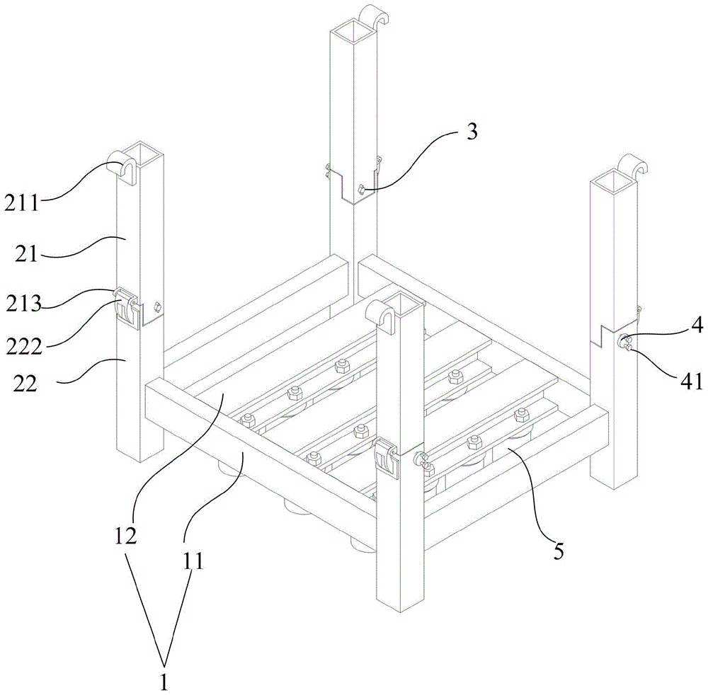 一种刀板生产用放置架的制作方法