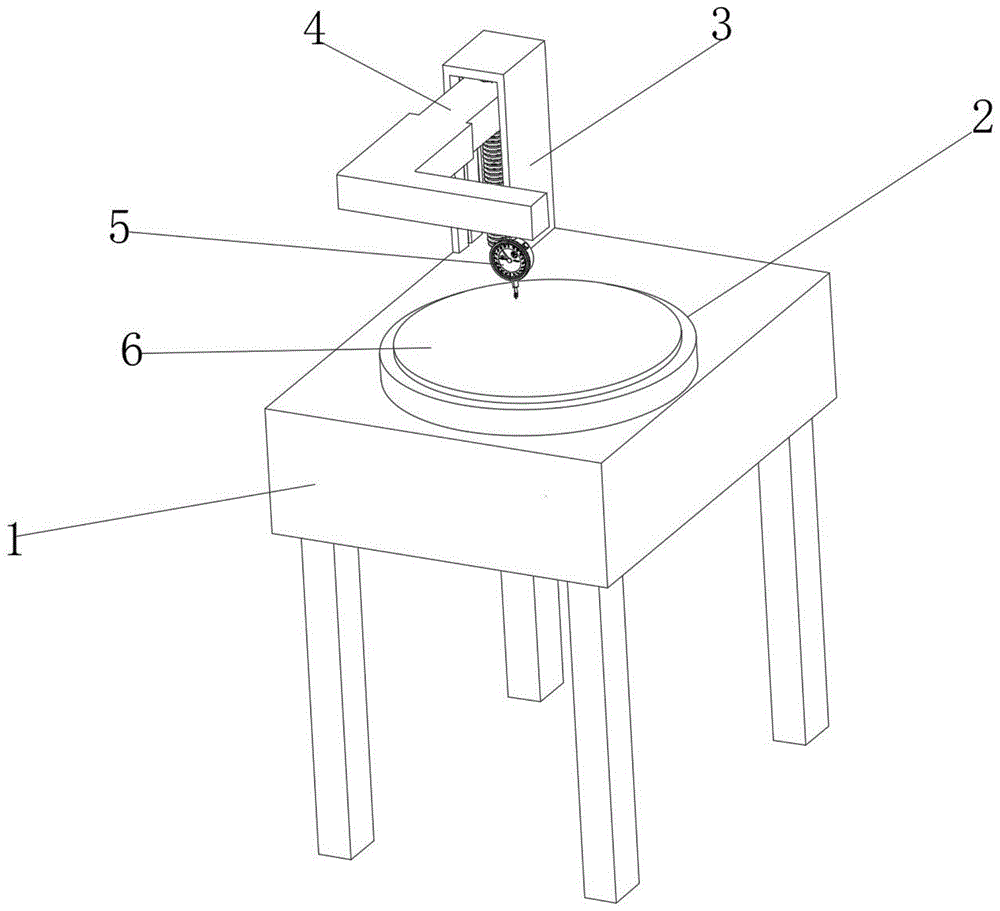 一种法兰板平整度检具的制作方法