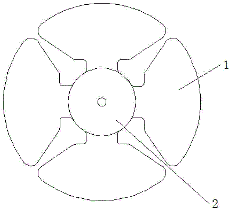 一种往四周扇风的压电风扇结构的制作方法
