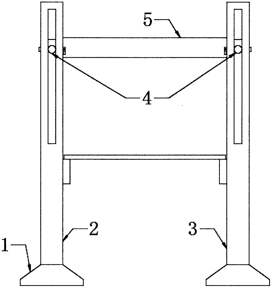 一种用于井下巷道施工的脚手架的制作方法