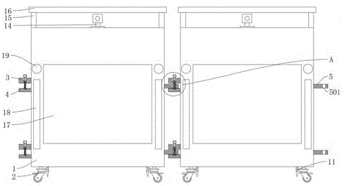 一种建筑高空施工管理用的安全护栏的制作方法